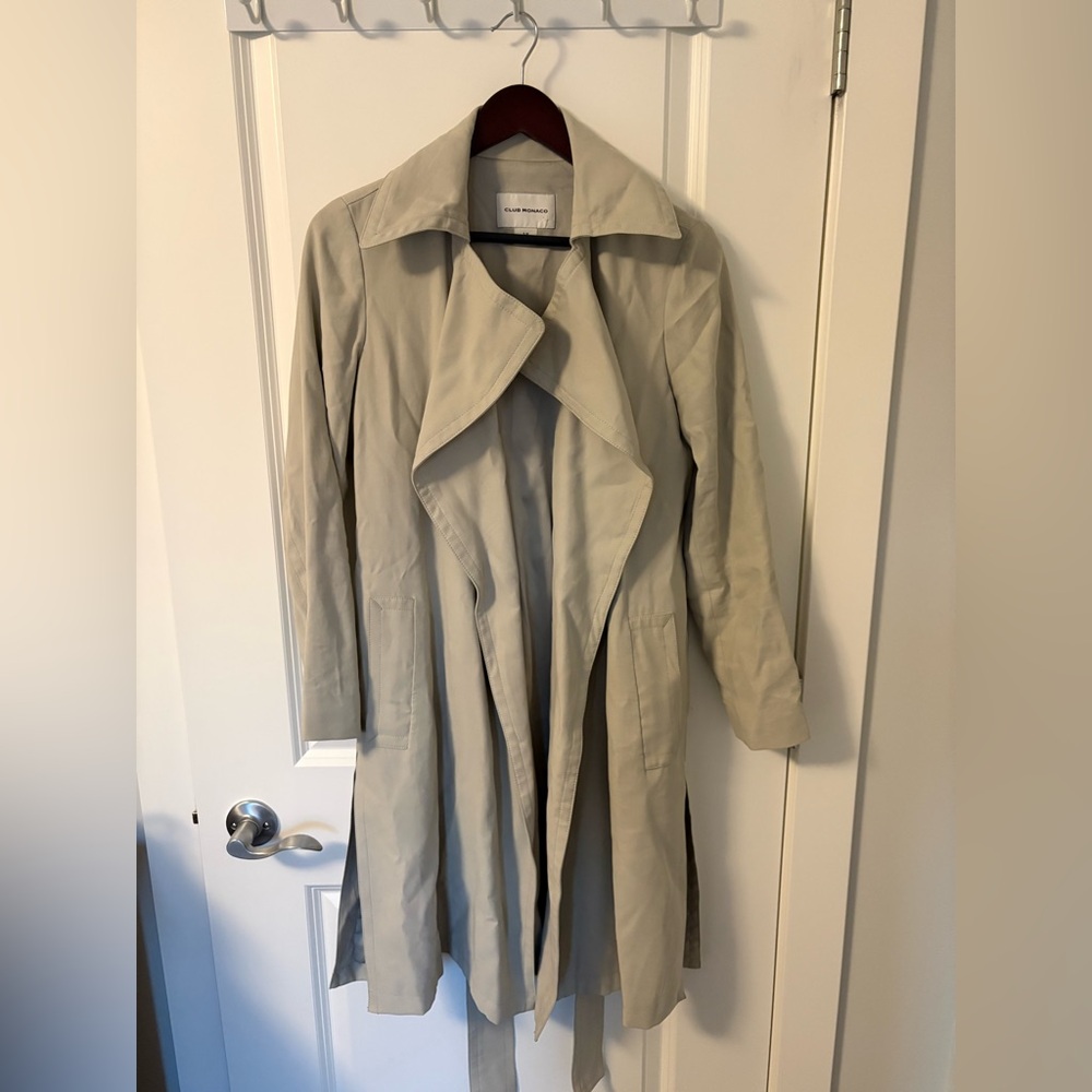 Club Monaco Beige Trench Coat